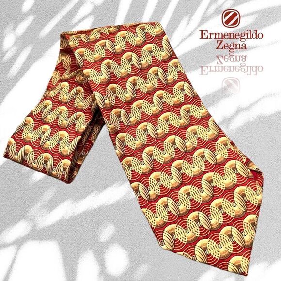 Ermenegildo Zegna Other - Ermenegildo Zegna Silk Designer Tie